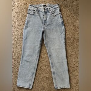 Abercrombie & Fitch The Ankle Straight Ultra High Rise Curve Love Jeans